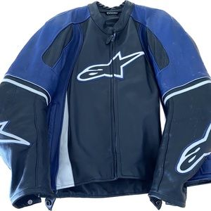 Alpinestars leather racing jacket.